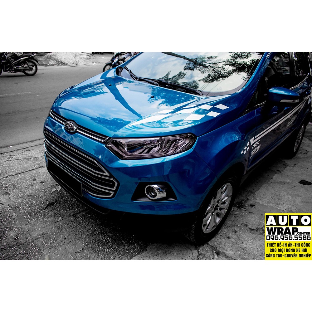 Tem họa tiết xe EcoSport Sportmind - Tem họa tiết ô tô Ford, tem dán sườn xe thể thao