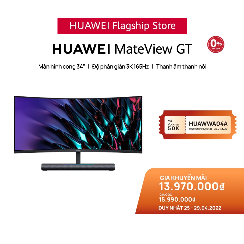 Màn Hình HUAWEI MateView GT | Màn Hình Cong 34” 3K