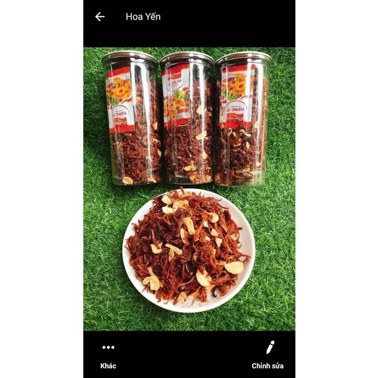 300G Khô Heo Cháy Tỏi - Loại 1 Siêu Ngon