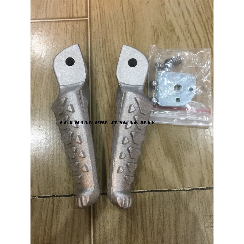 Gác chân xếp sau kiểu cá sấu cho các dòng xe Yamaha/ Honda - 1 cặp