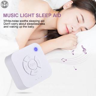 Đèn ngủ kiêm máy phát nhạc 9 chế độ giảm tiếng ồn màu trắng mang đi tiện dụng