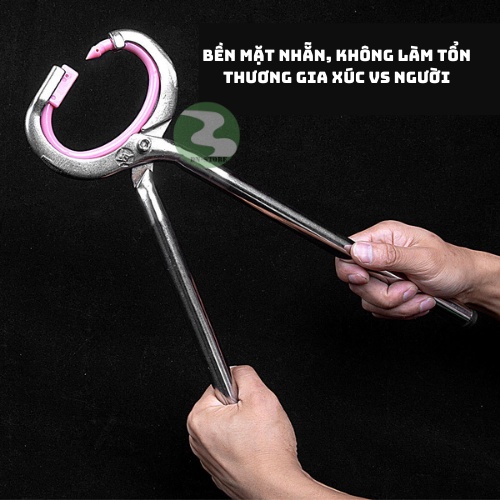 Kìm bấm mũi bò loại lớn 41cm Pakistan vòng nhựa DN34