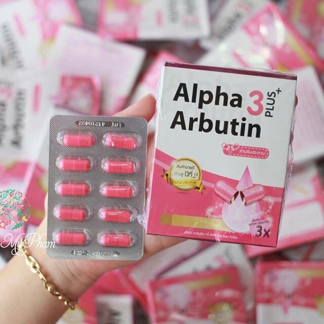 Viên bột trắng da Alpha Arbutin Nhật Bản