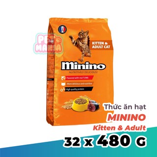 [NGUYÊN TẢI] 32 gói hạt Minino 480g [15.36kg]