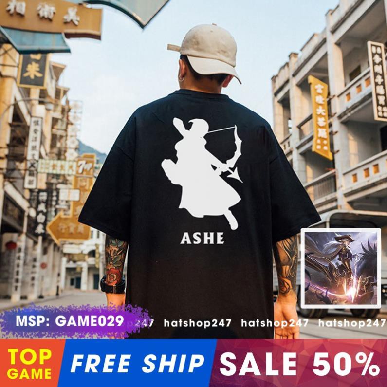 SALE- Áo Game Phản Quang Liên Minh Huyền Thoại Tướng ASHE - SGAME029 - giá siêu sốc