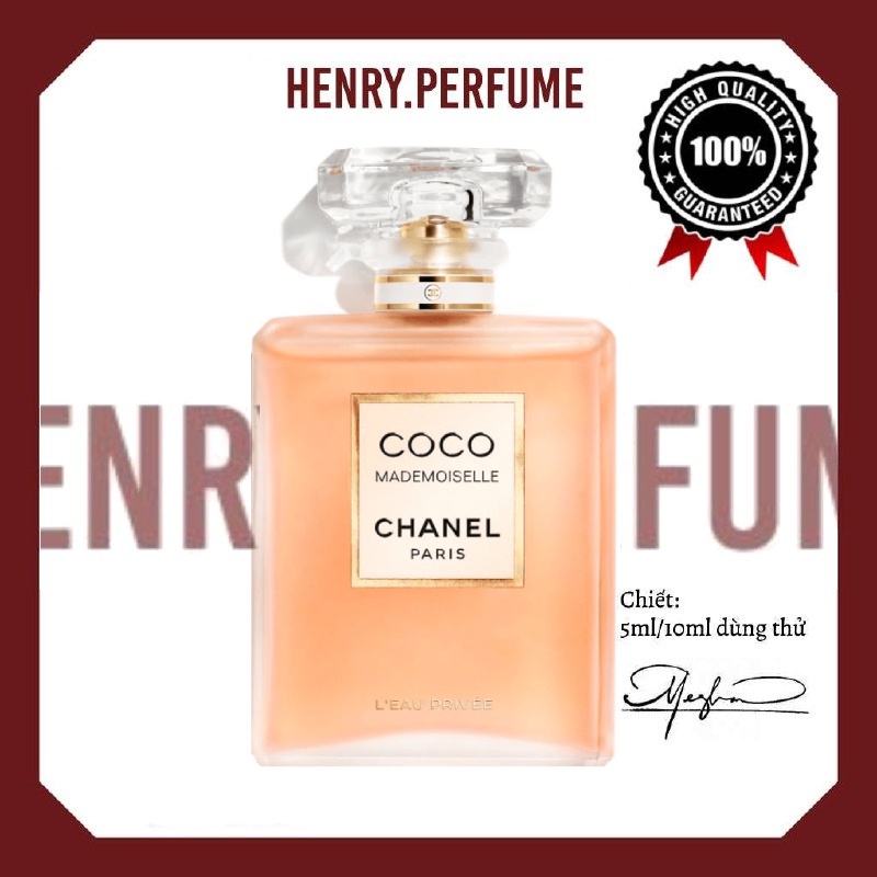 ⛅ Nước hoa nữ  Coco Mademoiselle L'Eau Privée 2020 10ml ®️