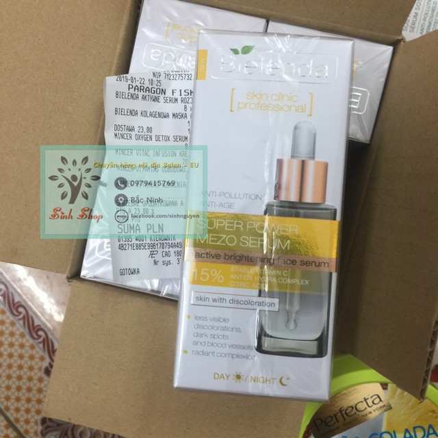 Serum Trắng Da Bielenda Skin Clinic Professional