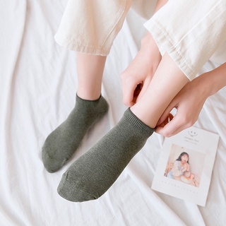 TẤT (VỚ) TRƠN CỒ NGẮN MÀU VINTAGE