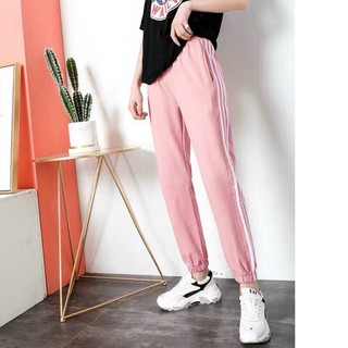 Quần Hồng Candy 3 Sọc Unisex Chất Kaki Siêu Đẹp- SP10