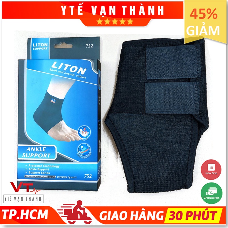 ✅ Băng Thun Bảo Vệ Cổ Chân: Liton 752 (Bó Gót) - VT0123