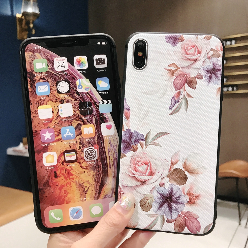 Ốp điện thoại in hoa thanh lịch cho OPPO A15s A93 A53 A33 A31 A91 A52 A92 2020 Reno5 4 3 2 F A1K A3s A5s A7 A12e F11 F9 F5 F1s Pro | BigBuy360 - bigbuy360.vn