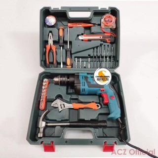 Máy khoan gsb 13 và bộ dụng cụ 31 chi tiết