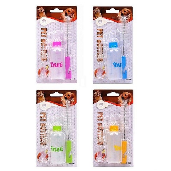 Bình sữa cho chó mèo con bú 60ml &amp; 150ml - Bình Sữa Chó Mèo Sơ Sinh - Lida Pet Shop