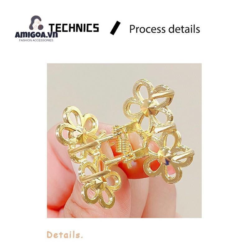 ✨✨Kẹp Tóc Kim Loại Đính Hạt Ngọc Trai Cho Nữ