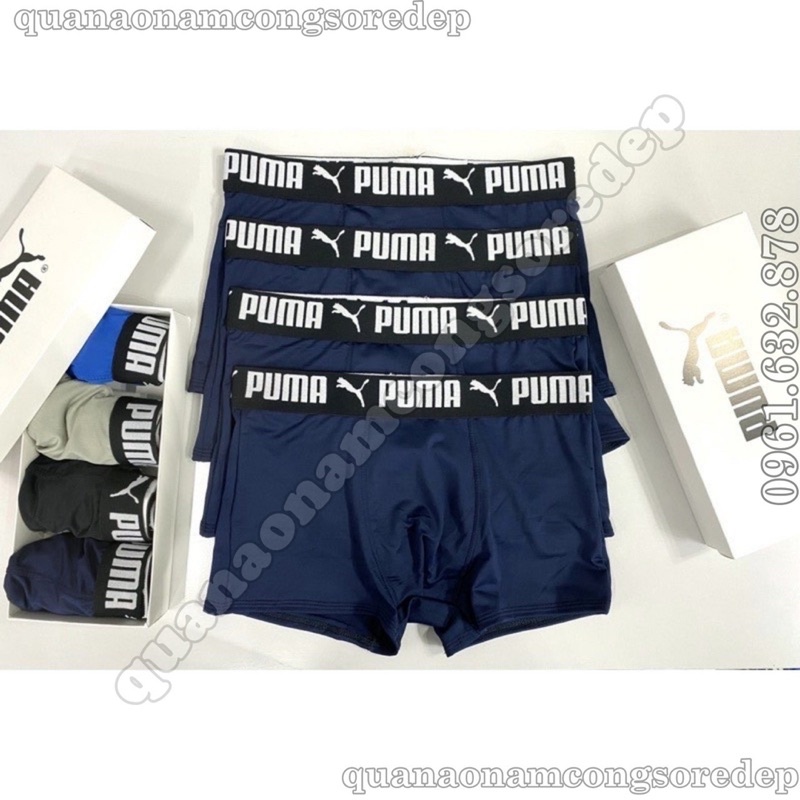 [hộp 5 quần sịp PM } sịp đùi nam thun lanh. đùi nam boxer. co giãn thoáng khí, không nhăn, không xù,