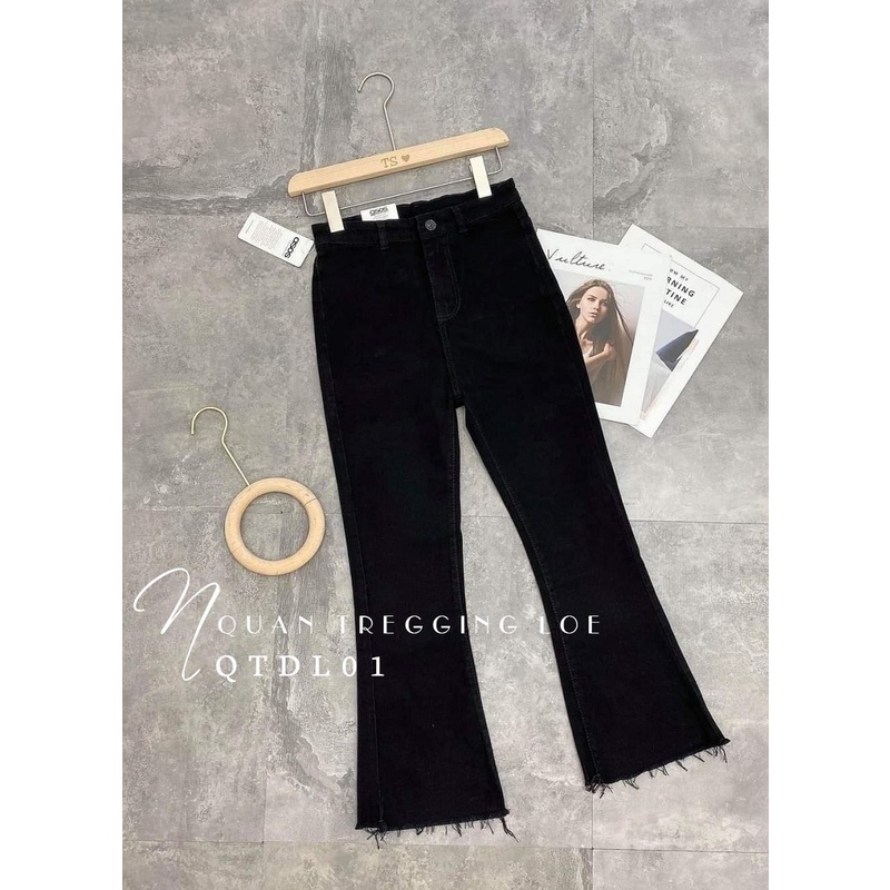 Quần Dài Kaki Nữ Co Dãn Ống Loe HOT - BT Fashion