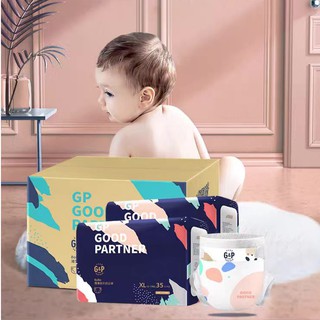 [CHÍNH HÃNG] Bỉm GOOD PARTNER GP nội địa Trung (thùng 2 bịch) - Bỉm dán/quần S112/M96/M92/L82/XL76/XXL72