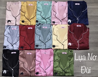 ( Freesize Lụa ) Đồ Bộ Pijama Lụa Nơ Đùi