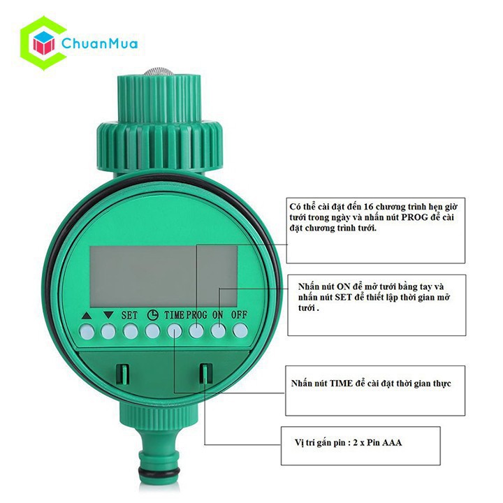 Van Hẹn Giờ Tưới Cây Tự Động Tiện Lợi Trong Vườn GDA055