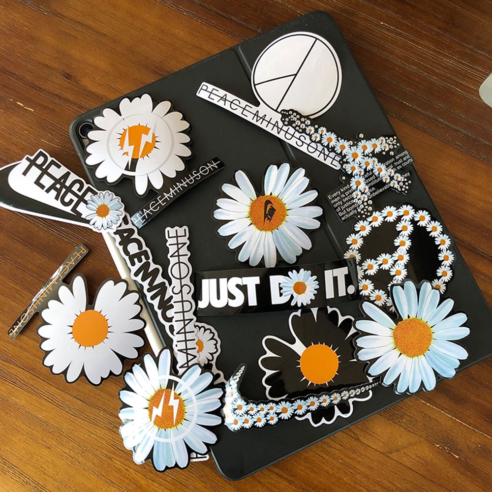 Bộ 16 miếng dán chống thấm nước phong cách Hàn Quốc dùng cho trang trí