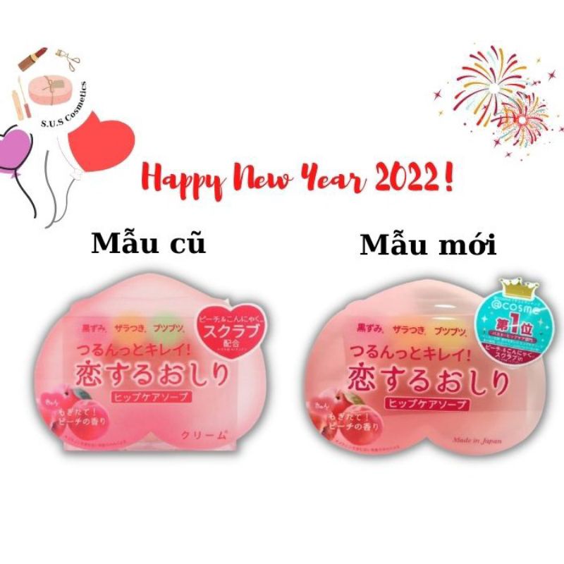 Xà phòng mờ thâm vùng mông, da dưới cánh tay trái đào Pelican Hip Care Soap - Soap Thâm Mông
