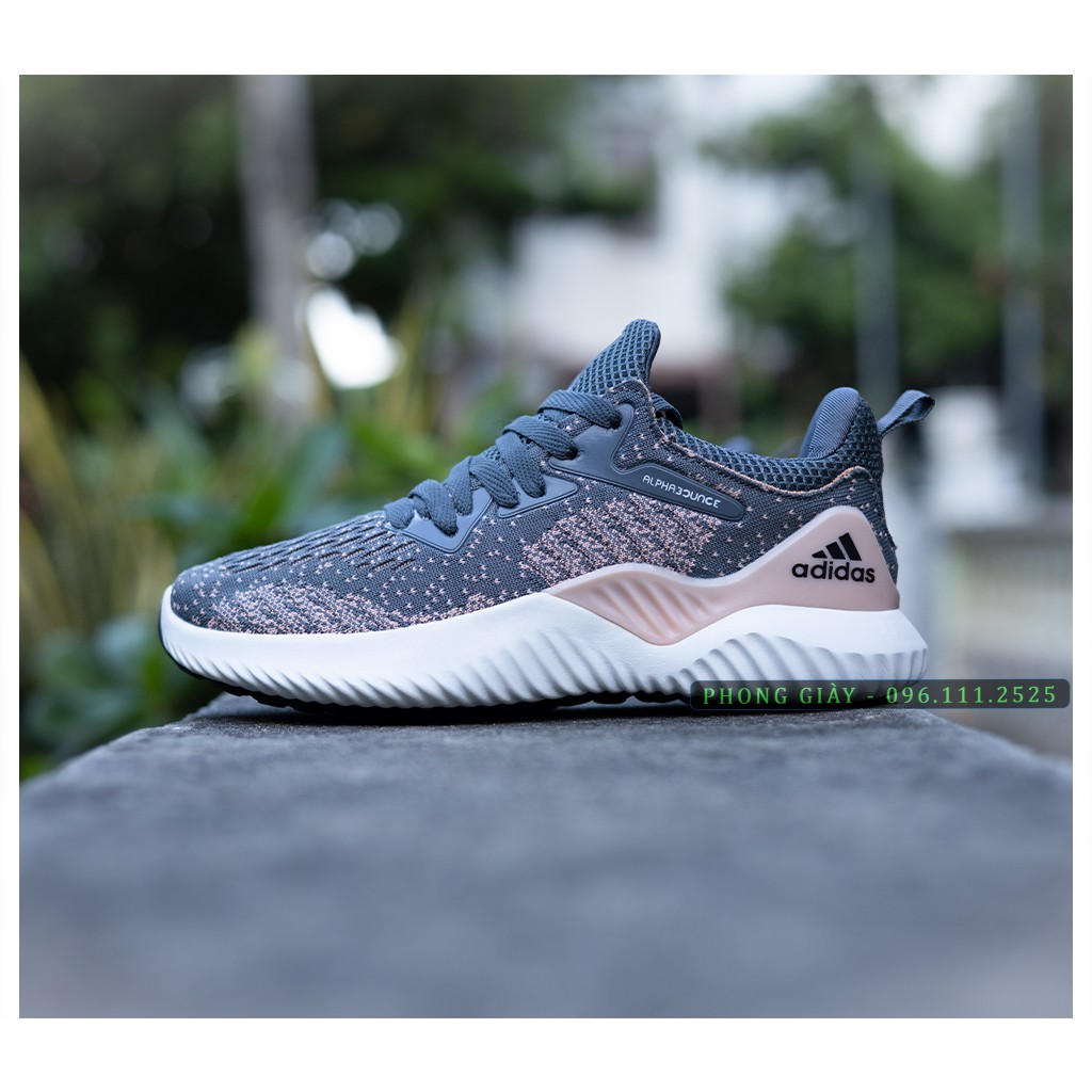 Giày sneaker nữ giày thể thao nữ alphabounce muối tiêu (03 màu)