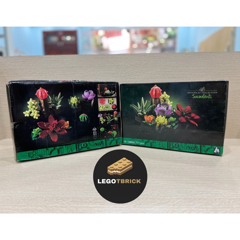 Đồ chơi lắp ráp xếp hình thông minh Chậu cây hoa sen đá xương rồng Tbrick