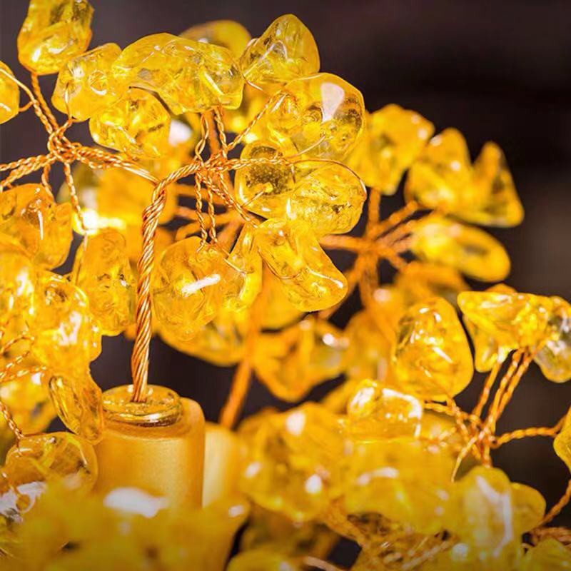 [PHÁP BẢO MINH CHÂU] CÂY CHIÊU TÀI BÌNH XANH 15&quot; - PHÁT TÀI - PHÁT LỘC