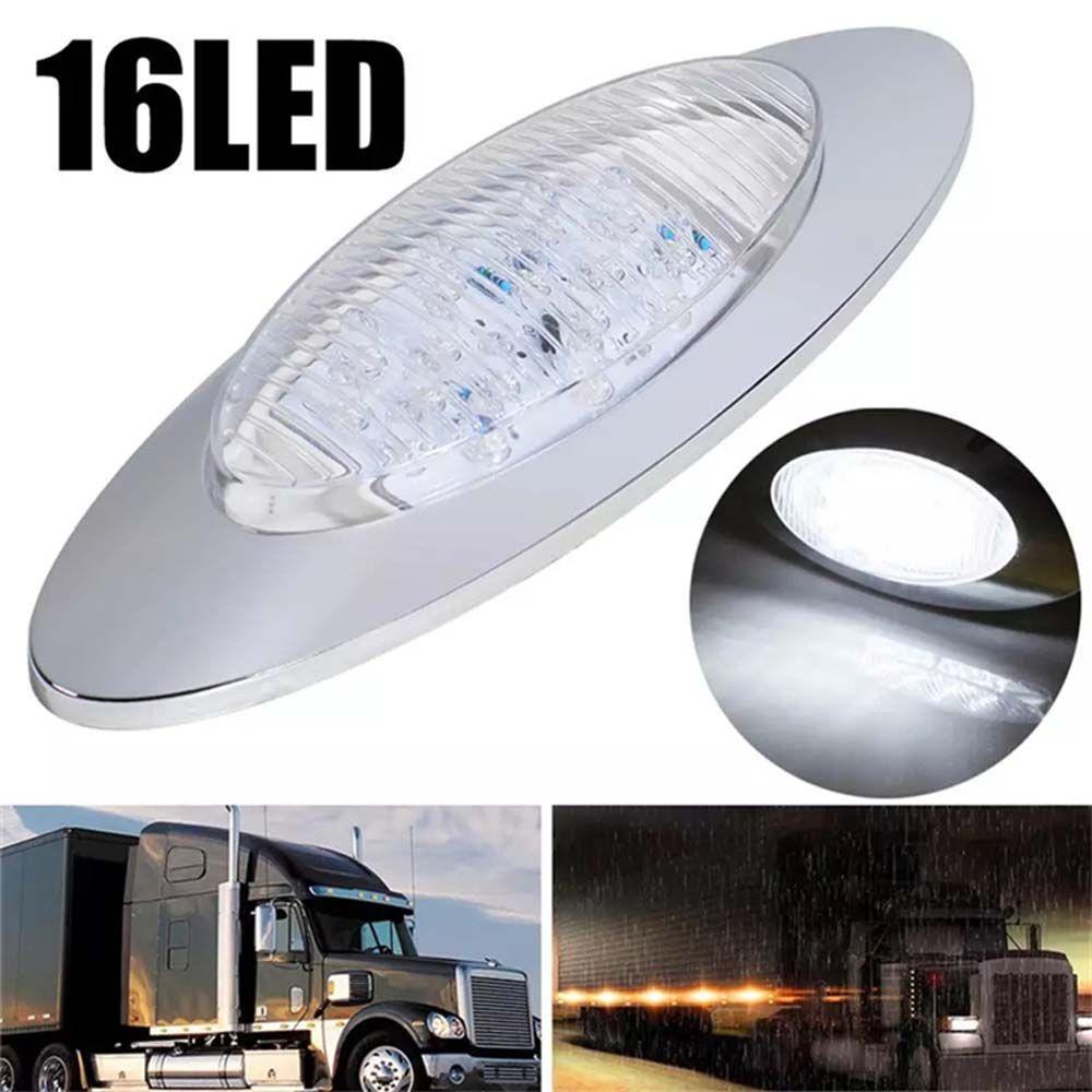 Đèn Led Tín Hiệu 16 Bóng DC12V Cho Xe Tải ​Đèn Cảnh Báo An Toàn Gắn Đuôi Xe Hơi