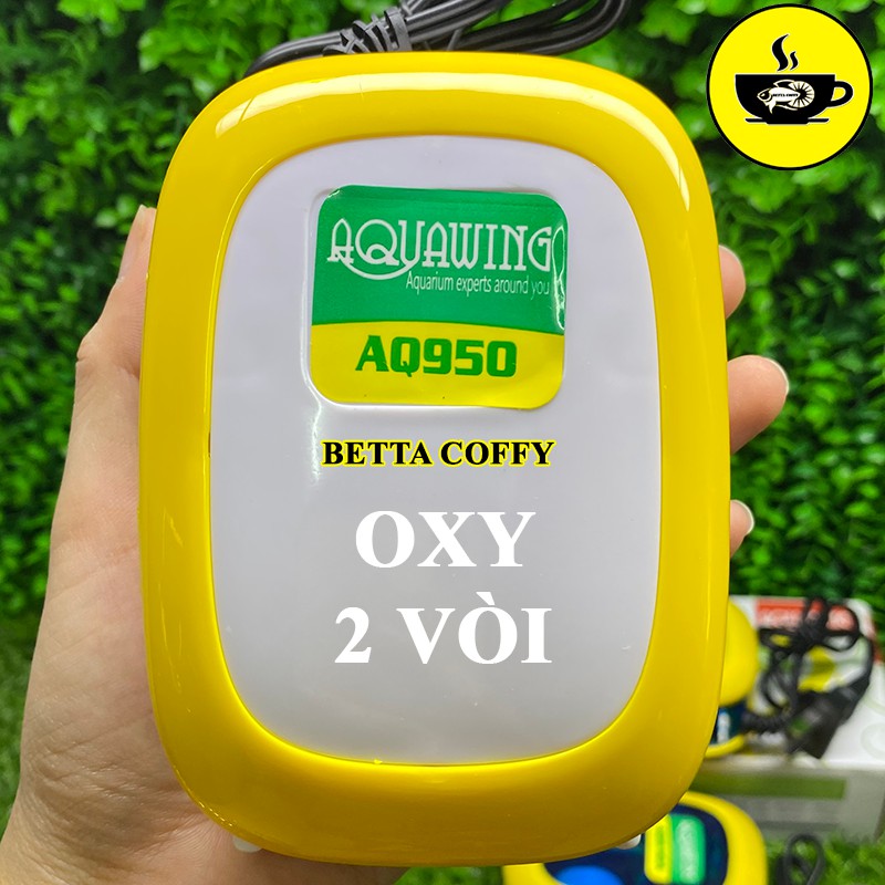 Máy sục khí oxy Aquawing Thời Trang 2 màu | Tặng Dây + Sủi - XEM KĨ PHÂN LOẠI