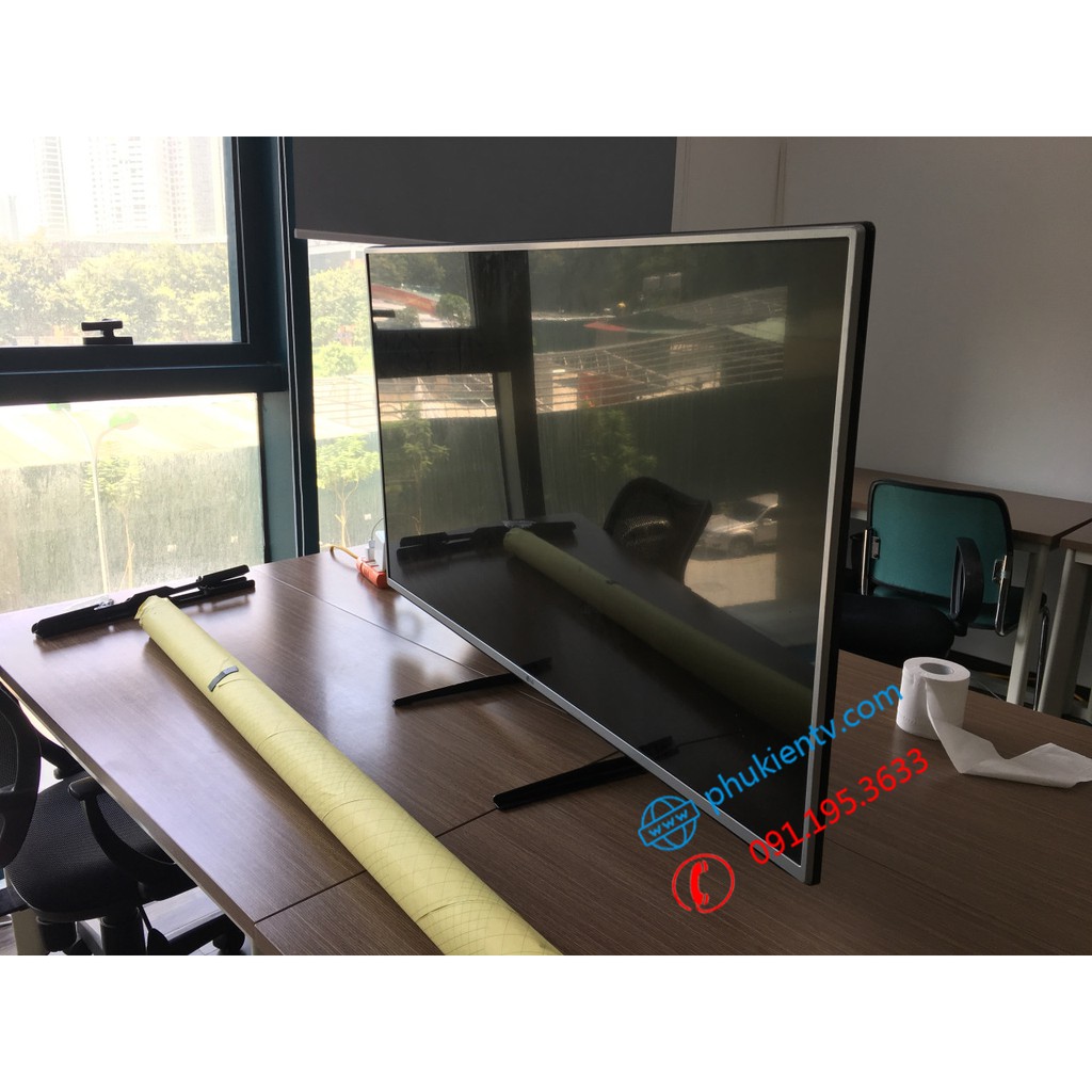 [ Hàng Loại 1 ]  Chân đế tivi TV02 40 - 65 inch lắp đặt cho mọi hãng tivi - Chân tivi đặt bàn Điều chỉnh độ cao thấp