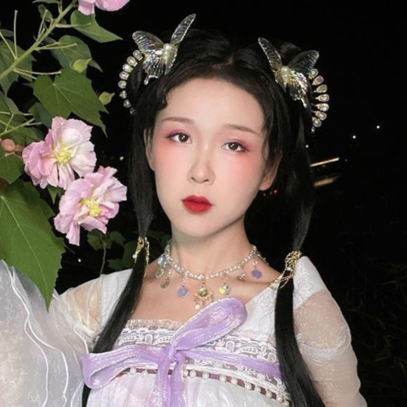 Kẹp Tóc Hình Bươm Bướm Phong Cách Lolita