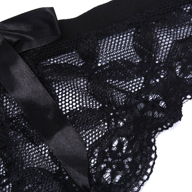 FAVN bless Women Lingerie G String Lace Underwear Femal Sexy T-back Thong Sheer Panti glory | BigBuy360 - bigbuy360.vn