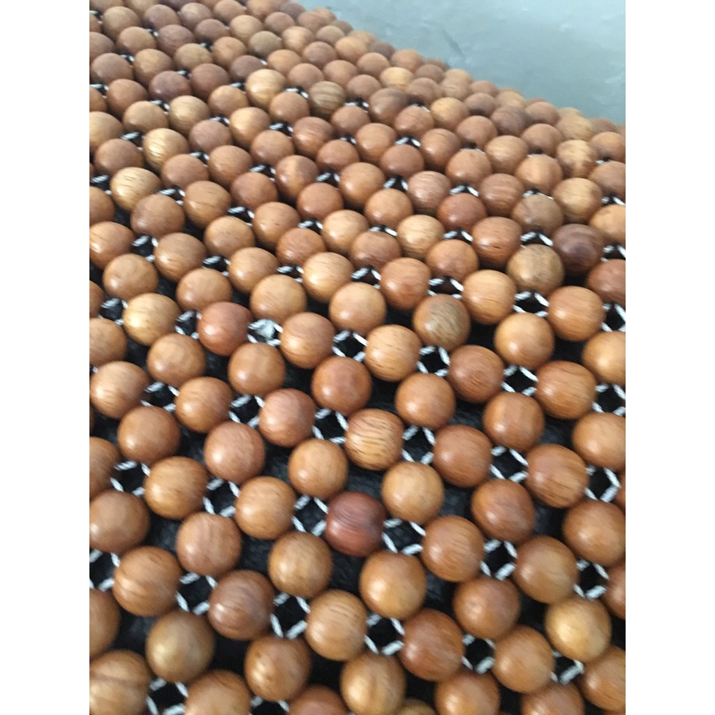 Đệm Hạt Gỗ Ngồi Yên Xe Máy - Miếng Lót Yên Xe Máy