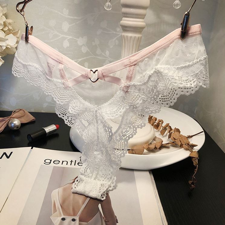 Quần Lót Lọt Khe Ren Mềm Heart P368