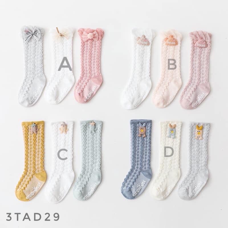 Set 3 đôi tất lưới cho bé 3TAD29