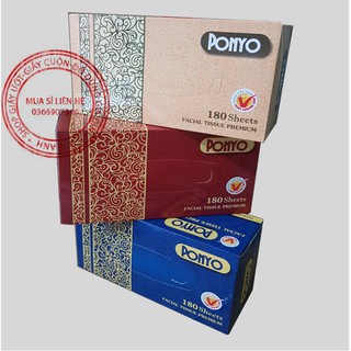 Giấy Lụa Hộp 180 Tờ Dạng Rút Ponyo