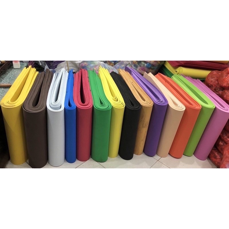 Xốp Bitis Mút Xốp Màu Dày 5mm Khổ 50x120cm - 1 Tờ