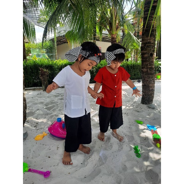 Bộ Bà ba nông dân dễ thương bé trai bé gái / Bà ba cho bé