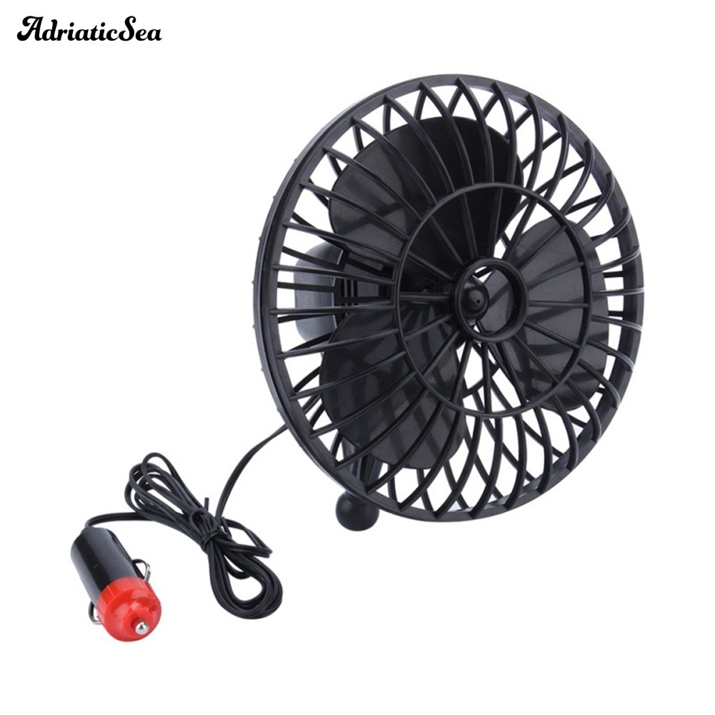 Quạt Làm Mát Mini 12v Không Gây Tiếng Ồn Dành Cho Xe Ô Tô / Xe Tải