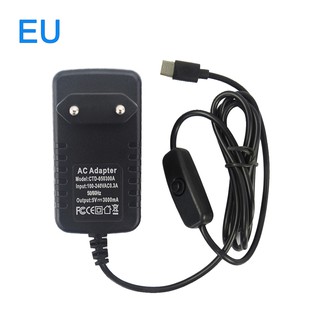 Bộ Sạc Usb Loại C 5v3a Cho Raspberry Pi 4/4b