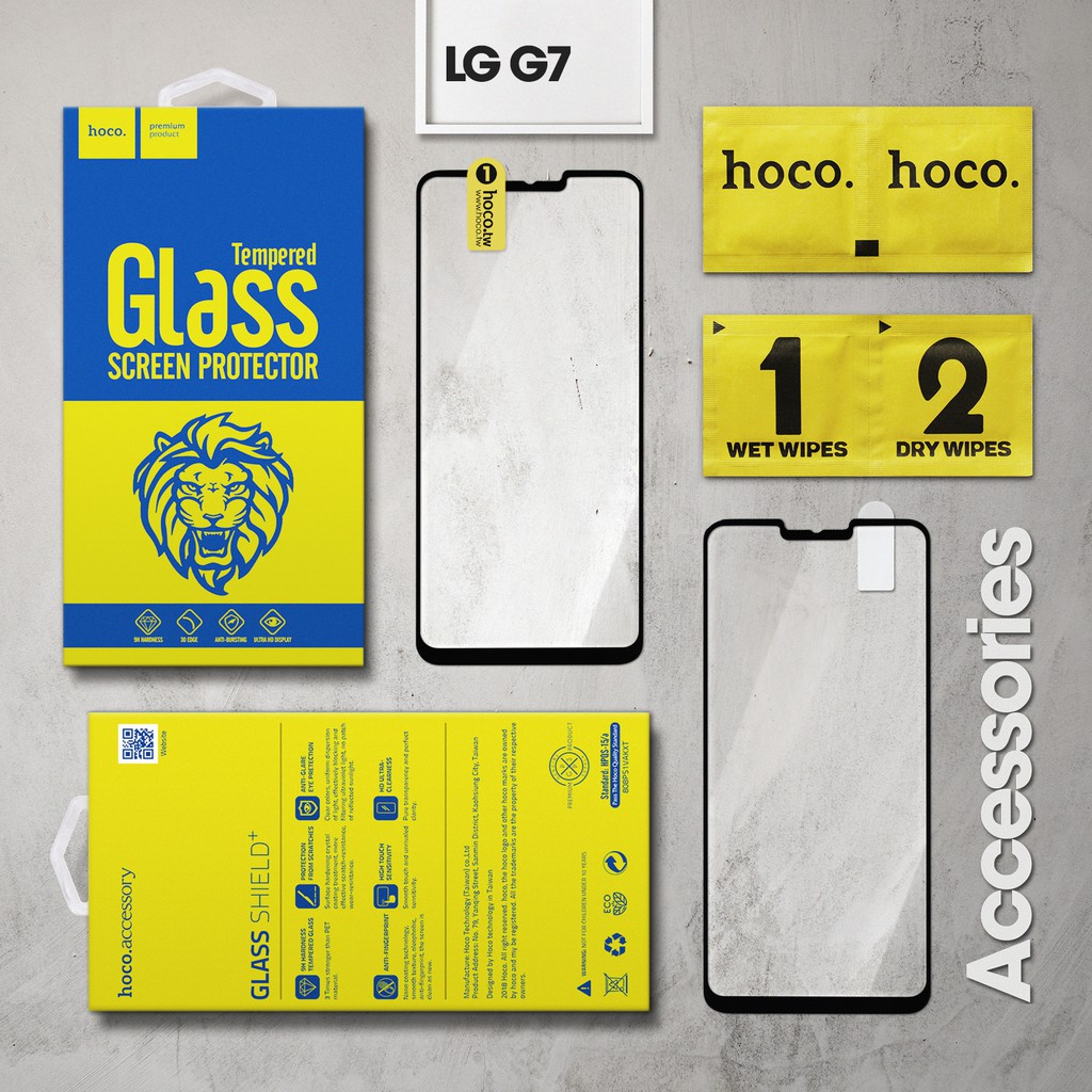 Kính cường lực LG V60 hiệu Hoco.tw Full Màn Hình, Full Keo