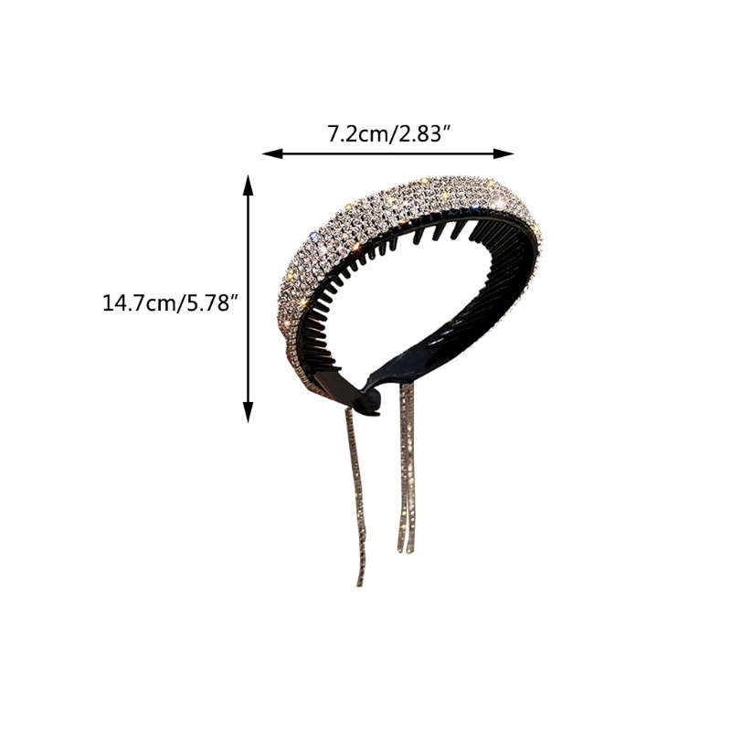 Kẹp Tóc Càng Cua Đính Đá Tua Rua Dễ Thương