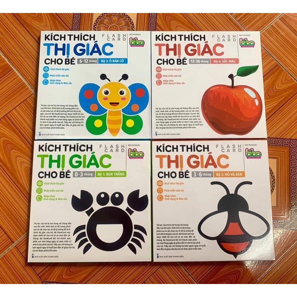 Bộ thẻ kích thích thị giác cho bé