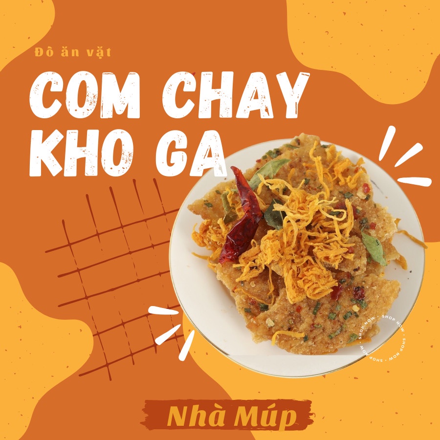 Cơm Cháy Lắc Khô Gà Hũ 300gr - Đồ ăn vặt Nhà Múp | BigBuy360 - bigbuy360.vn