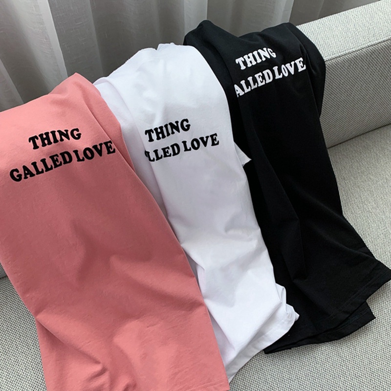Áo thun form rộng unisex, Áo phông nữ form rộng oversize thời trang T-shirt Thing galled love UN2