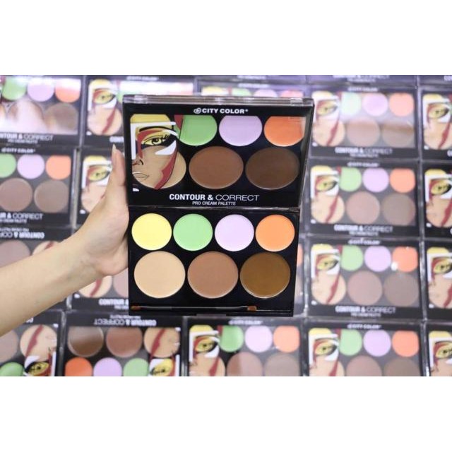 Bảng tạo khối, và che khuyết điểm City color 7 ô