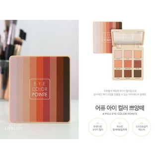 Bảng Phấn Mắt 9 Ô Apieu Eye Color Pointe