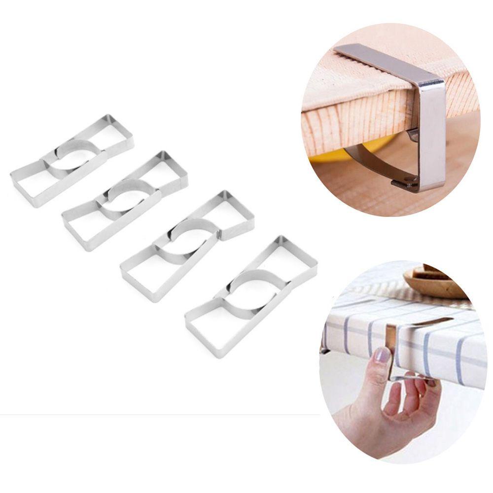 Giá Đỡ Kẹp Khăn Trải Bàn Bằng Chất Liệu Bền Trang Trí Nhà Cửa