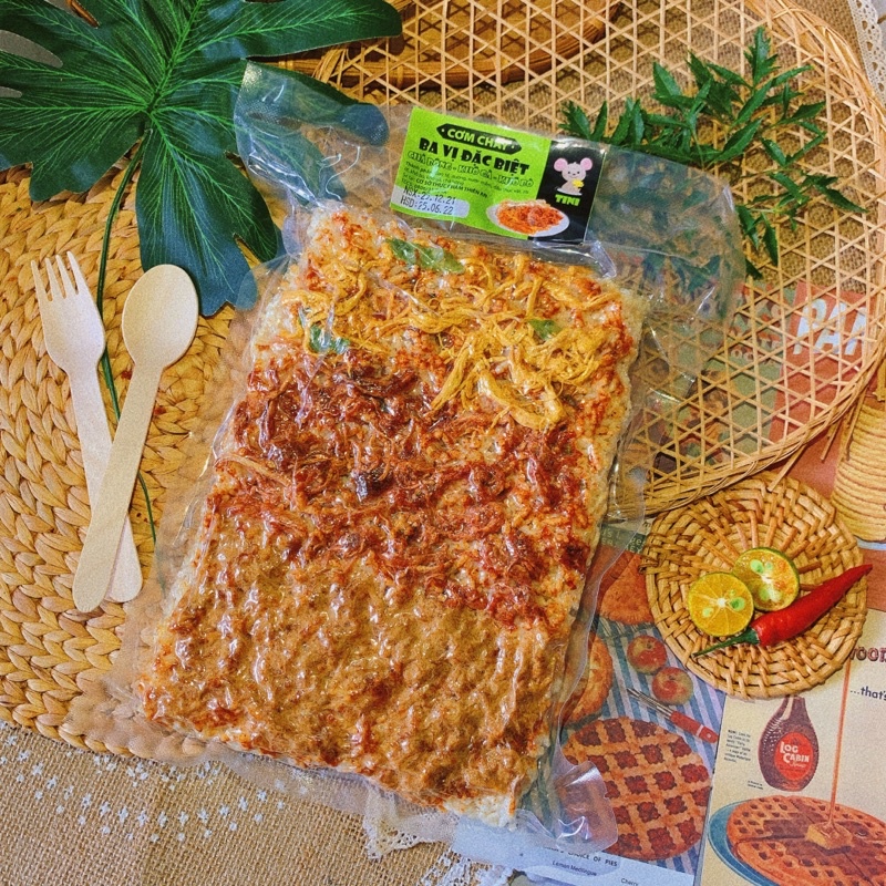 CƠM CHÁY MIX 3 VỊ ĐẶC BIỆT SIÊU CHÀ BÔNG, KHÔ BÒ, KHÔ GÀ THƯỢNG HẠNG- GÓI HÚT CHÂN KHÔNG 250G